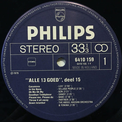 Various - Alle 13 Goed! Deel 15 (LP) 51314 Vinyl LP Goede Staat