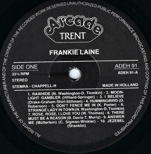 Frankie Laine - The World Of Frankie Laine (LP) 49314 Vinyl LP Goede Staat