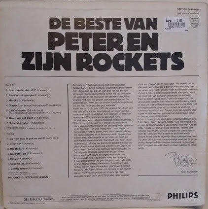 Peter Koelewijn & Zijn Rockets - De Beste Van Peter En Zijn Rockets (LP) 50462 Vinyl LP Goede Staat