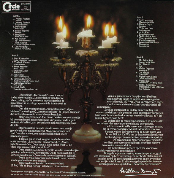 Various - Beroemde Sfeermuziek 1 (LP) 44770 Vinyl LP Goede Staat