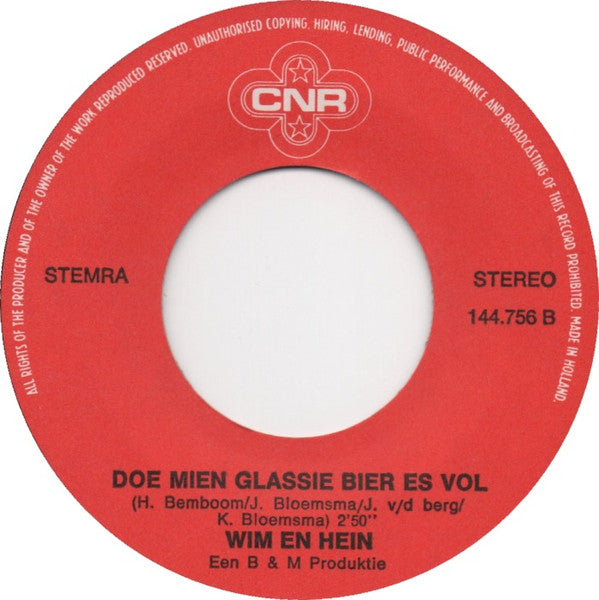 Wim & Hein - Pappie, Ik Wou U Eens Vragen 33532 Vinyl Singles Goede Staat