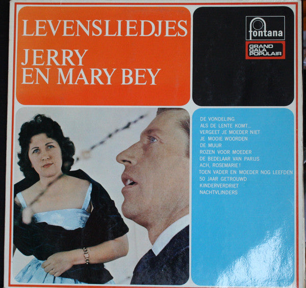 Jerry En Mary Bey - Levensliedjes (LP) 40577 (B) Vinyl LP Goede Staat