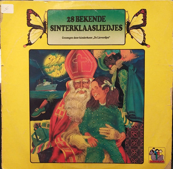 Kinderkoor Lieverdjes - 28 Bekende Sinterklaasliedjes (LP) 50215 Vinyl LP Goede Staat