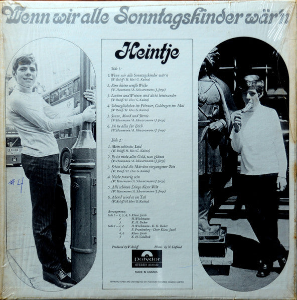 Heintje - Wenn Wir Alle Sonntagskinder Wär'n (LP) 51309 Vinyl LP Goede Staat