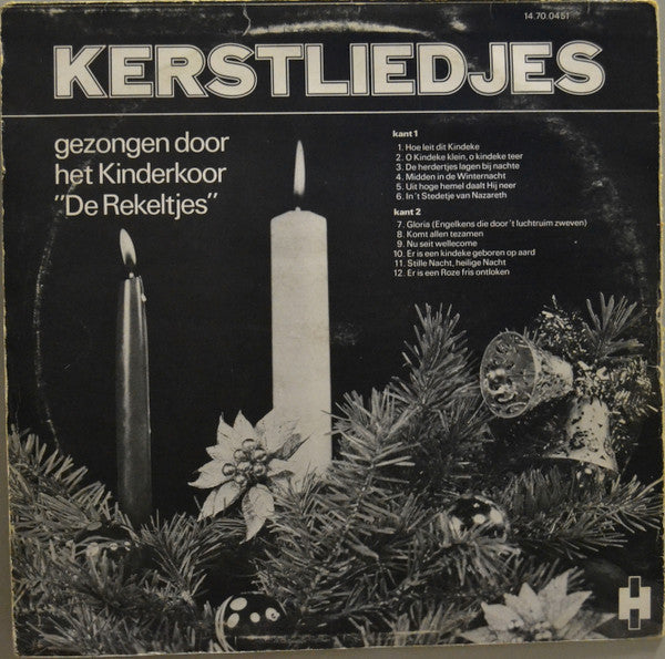 Kinderkoor De Rekeltjes - Kerstliedjes (LP) 50892 Vinyl LP Goede Staat