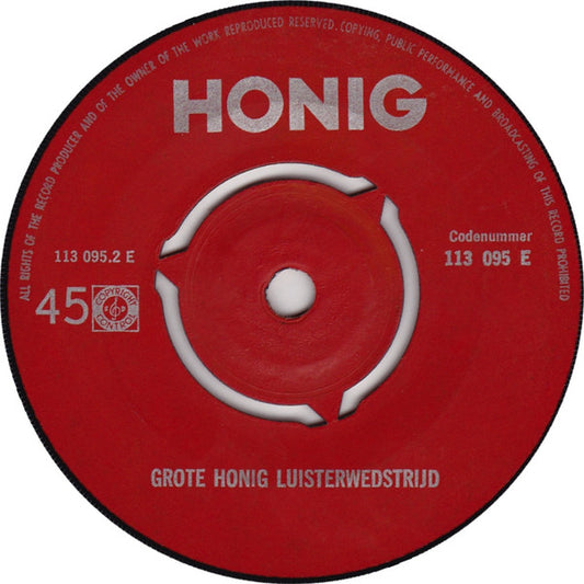 Dorus - Grote Honig Luisterwedstrijd (EP) 05467 Vinyl Singles EP Hoes: Generic