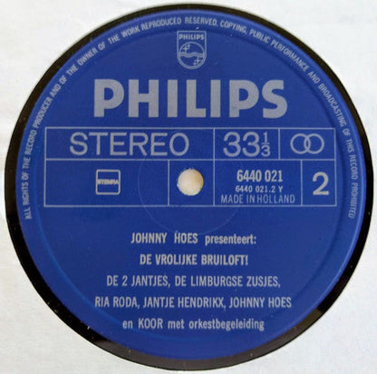 Various - Johnny Hoes Presenteert: De Vrolijke Bruiloft! (LP) 49839 Vinyl LP Goede Staat