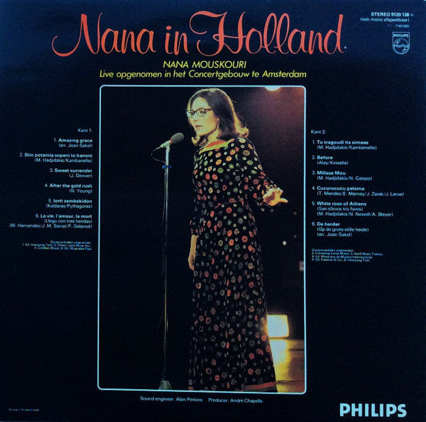 Nana Mouskouri - In Holland (LP) 45322 Vinyl LP Goede Staat