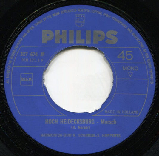 Harmonica Duo K. Schriebl / J. Hupperts - Hoch Heidecksburg 21257 Vinyl Singles Hoes: Generic