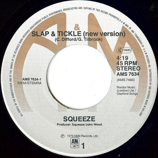 Squeeze - Slap & Tickle 38697 Vinyl Singles Goede Staat