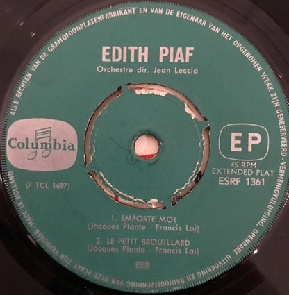 Edith Piaf Avec Théo Sarapo - A Quoi Ça Sert L'amour (EP) 18954 Vinyl Singles EP Hoes: Generic Company