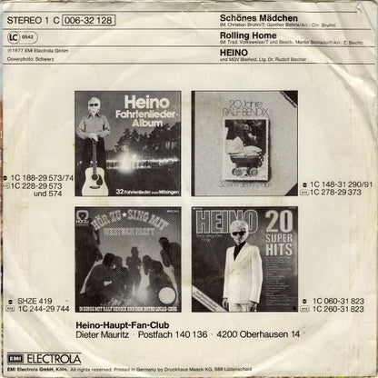 Heino - Schönes Mädchen 38063 Vinyl Singles Goede Staat