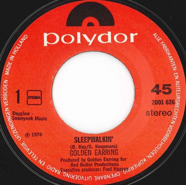 Golden Earring - Sleepwalkin' 34952 Vinyl Singles Goede Staat