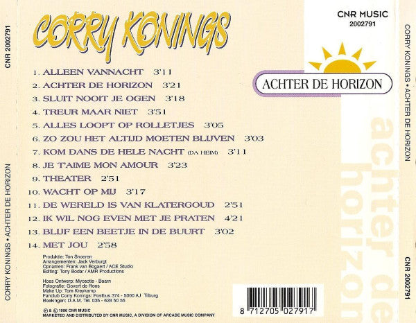 Corry Konings - Achter De Horizon (CD) Compact Disc Goede Staat