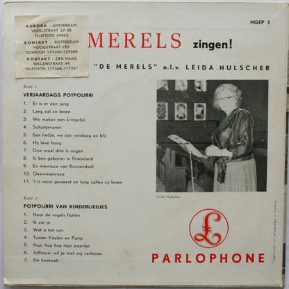 Radiokoor De Merels - De Merels Zingen !  37866 Vinyl Singles Goede Staat