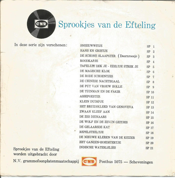 Various - De Schone Slaapster (Doornroosje) 34795 Vinyl Singles Goede Staat