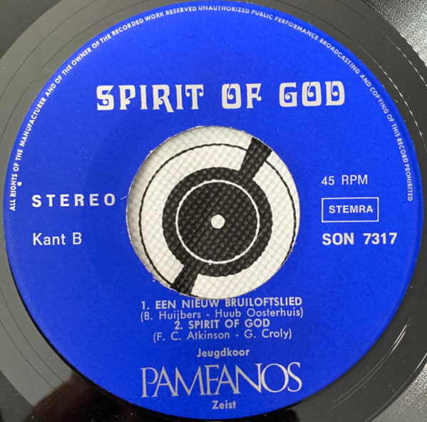 Pamfanos - Spirit Of God (EP) 33084 Vinyl Singles EP Goede Staat