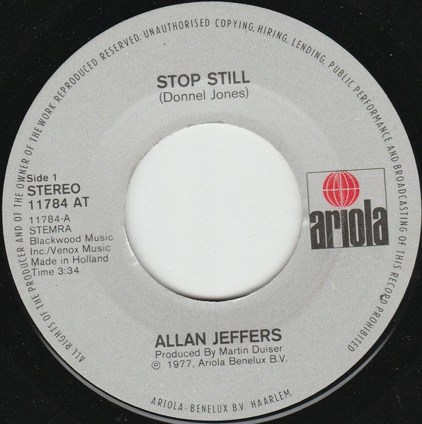 Allan Jeffers - Stop Still 16215 Vinyl Singles Goede Staat