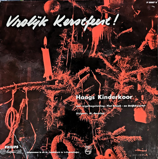 Haags Kinderkoor - Vrolijk Kerstfeest!  (10") 50521 Vinyl LP 10" Goede Staat