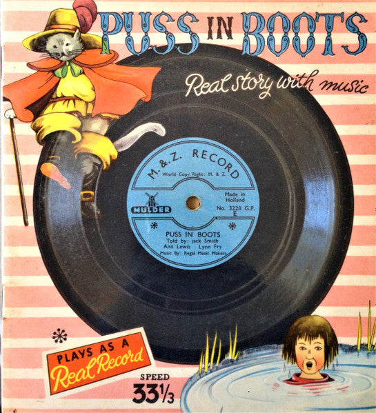 Jack Smith , Ann Lewis , Lynn Fry - Puss In Boots (Flexi-disc) 37424 Flexidisc Goede Staat