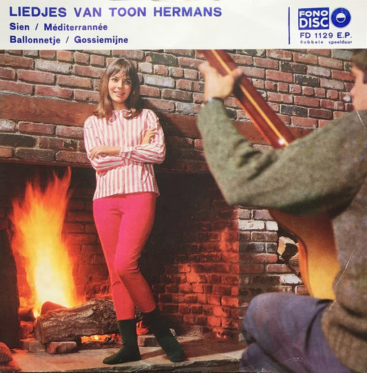 Ab Reinders - Liedjes Van Toon Hermans (EP) 38900 Vinyl Singles Goede Staat