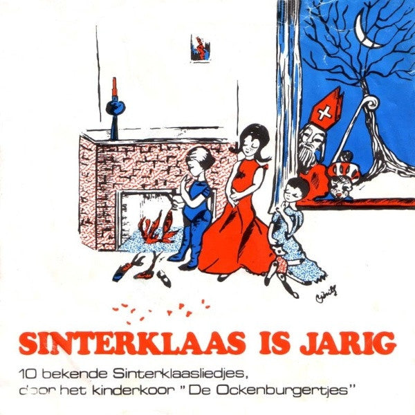 Kinderkoor De Ockenburgertjes - Sinterklaas Is Jarig (EP) Vinyl Singles EP Goede Staat