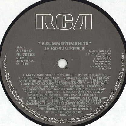 Various - 16 Summertime Hits (LP) 51252 Vinyl LP Goede Staat