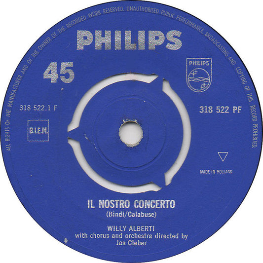 Willy Alberti - Il Nostro Concerto 33085 Vinyl Singles Goede Staat