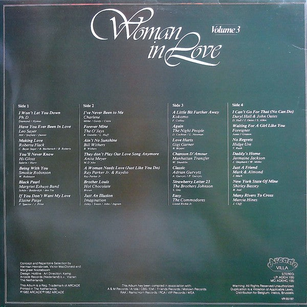 Various - Woman In Love Volume 3 (LP) 48927 Vinyl LP Goede Staat