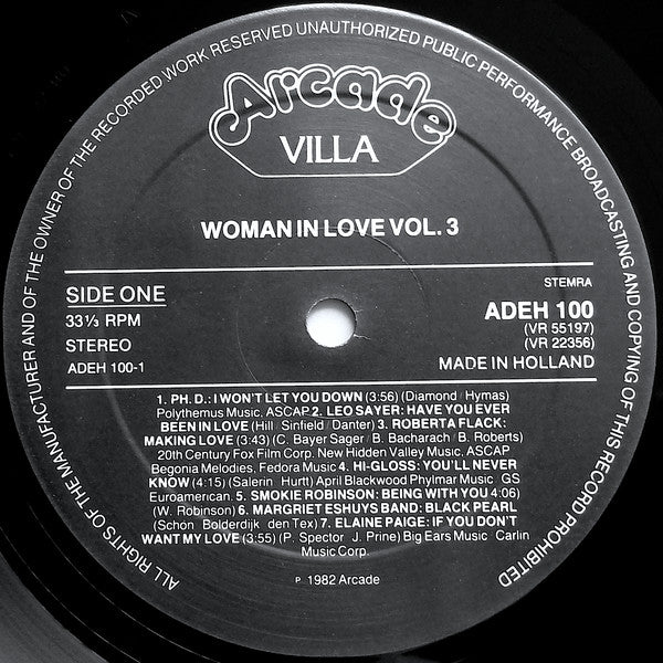 Various - Woman In Love Volume 3 (LP) 48927 Vinyl LP Goede Staat