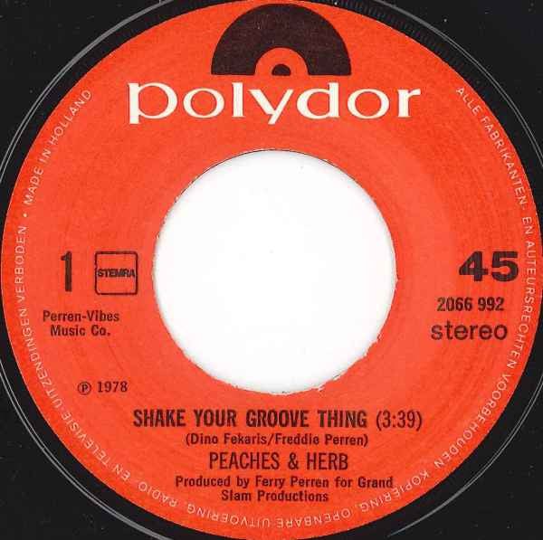 Peaches & Herb - Shake Your Groove Thing 17597 18741 Vinyl Singles Goede Staat