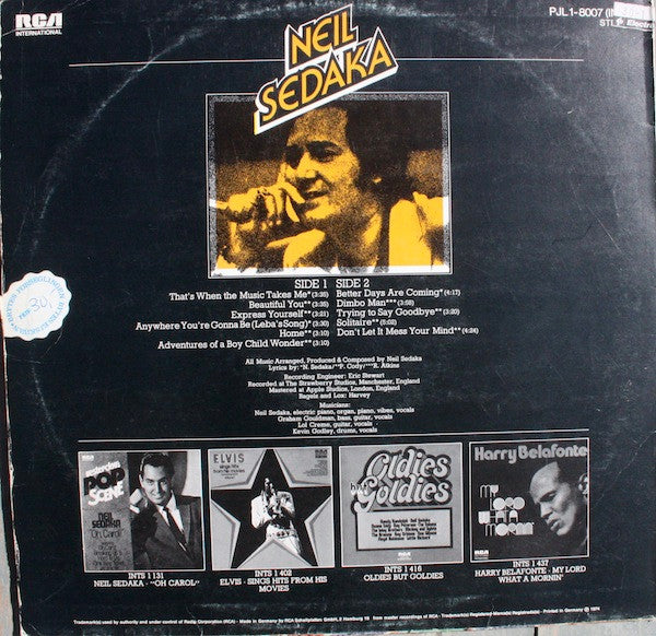 Neil Sedaka - Neil Sedaka (LP) 51199 Vinyl LP Goede Staat