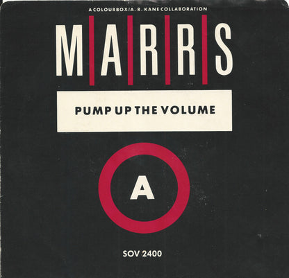 M.A.R.R.S. - Pump Up The Volume Vinyl Singles Goede Staat