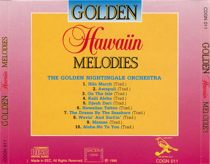 Golden Nightingale Orchestra - Golden Hawaiin Melodies (CD) Compact Disc Goede Staat