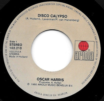 Oscar Harris - Disco Calypso 39198 Vinyl Singles Goede Staat