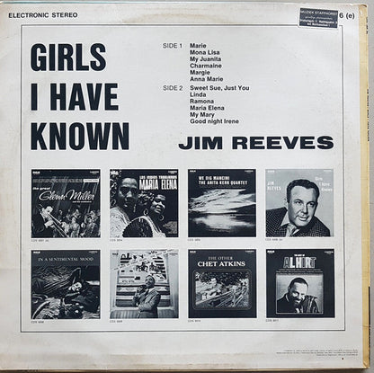 Jim Reeves - Girls I Have Known  (LP) 40652 Vinyl LP Goede Staat