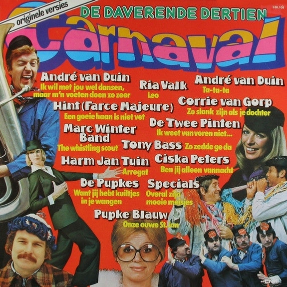 Various - De Daverende Dertien Carnaval (LP) 48461 Vinyl LP Goede Staat