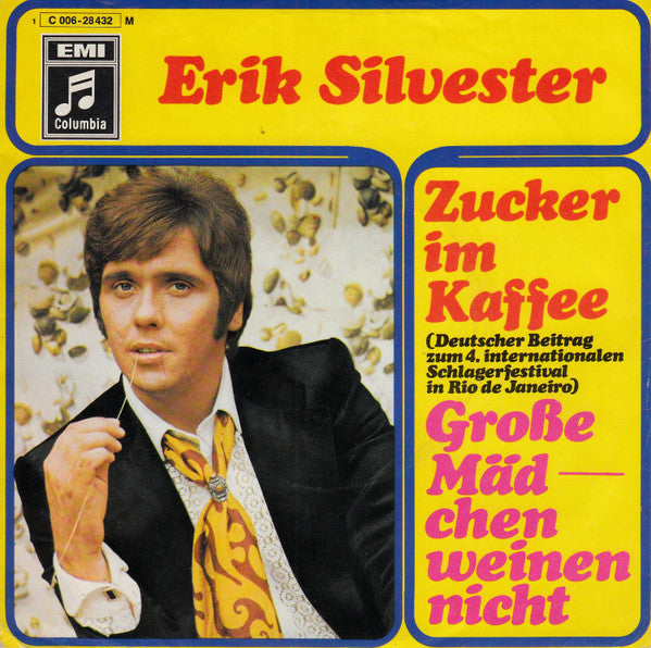 Erik Silvester - Zucker Im Kaffee Vinyl Singles Goede Staat