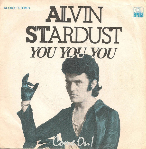 Alvin Stardust - You You You 12009 Vinyl Singles Goede Staat