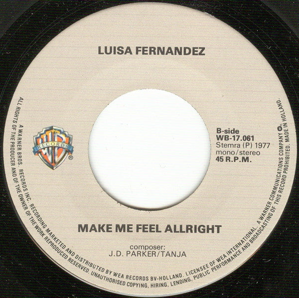 Luisa Fernandez - Lay Love On You 38681 Vinyl Singles Goede Staat