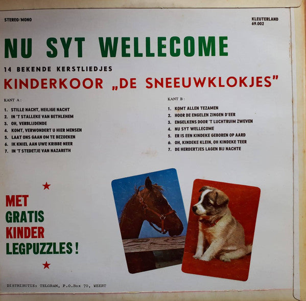 Kinderkoor De Sneeuwklokjes - Nu Syt Wellecome (LP) 40822 Vinyl LP Goede Staat