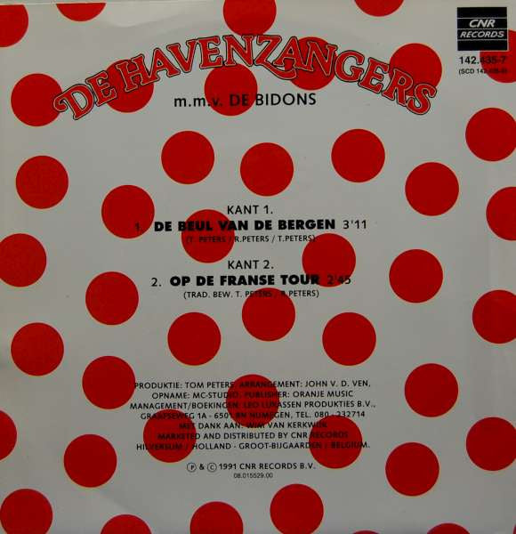 Havenzangers - De Beul Van De Bergen 34407 Vinyl Singles Goede Staat