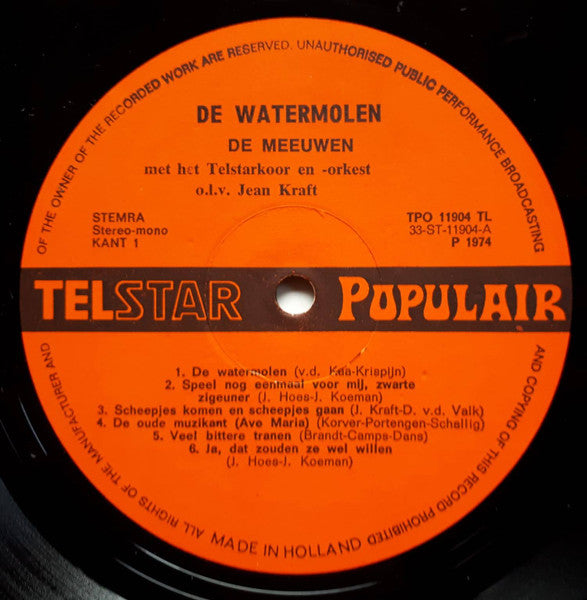 Meeuwen - De Watermolen En Andere Successen (LP) 46295 Vinyl LP Goede Staat