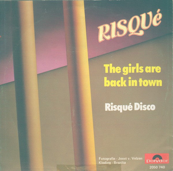 Risqué - The Girls Are Back In Town 38518 Vinyl Singles Goede Staat