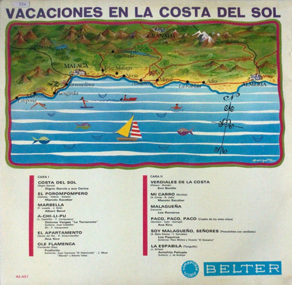 Various - Vacaciones En La Costa Del Sol (LP) 49832 Vinyl LP Goede Staat