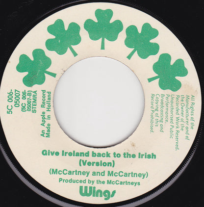 Wings - Give Ireland Back To The Irish 34147 Vinyl Singles Goede Staat