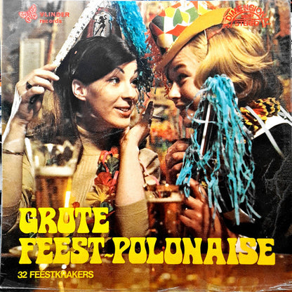 Jaap Valkhoff Orchestra - Grote Feest-Polonaise - 32 Feestkrakers (LP) 46418 Vinyl LP Goede Staat