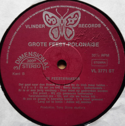 Unknown Artist - Grote Feest-Polonaise - 32 Feestkrakers (LP) 48269 (B) Vinyl LP Goede Staat