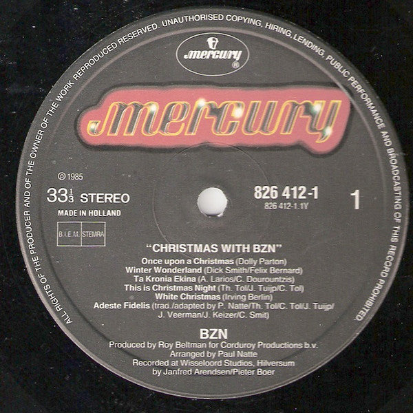 BZN - Christmas With BZN (LP) 48272 Vinyl LP Goede Staat