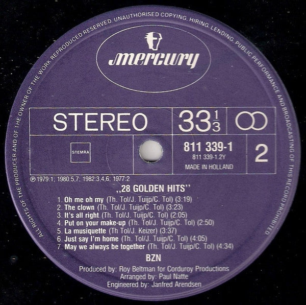 BZN - 28 Golden Hits (LP) 46466 Vinyl LP Dubbel Goede Staat